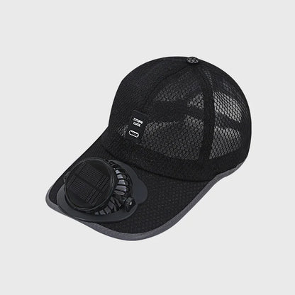 Solar Fan Hat For Men Women Uv Protection Sun Hat With Fan Usb Cooled Outdoor Cap Adjustable Double Face Shield Summer Space Hat