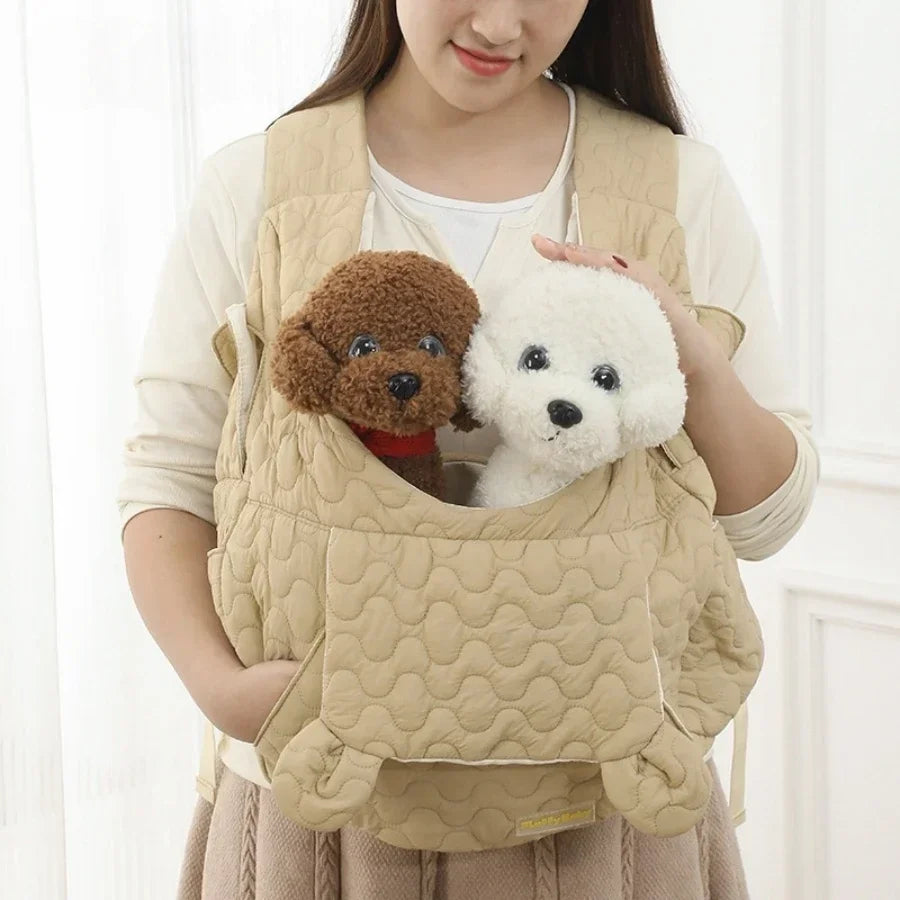 Dog Carrier Cat Backpack Extra Large Capacity Pet Chest Bag Dog and Cat Outdoor Bag Waterproof and Wind Resistant Portable