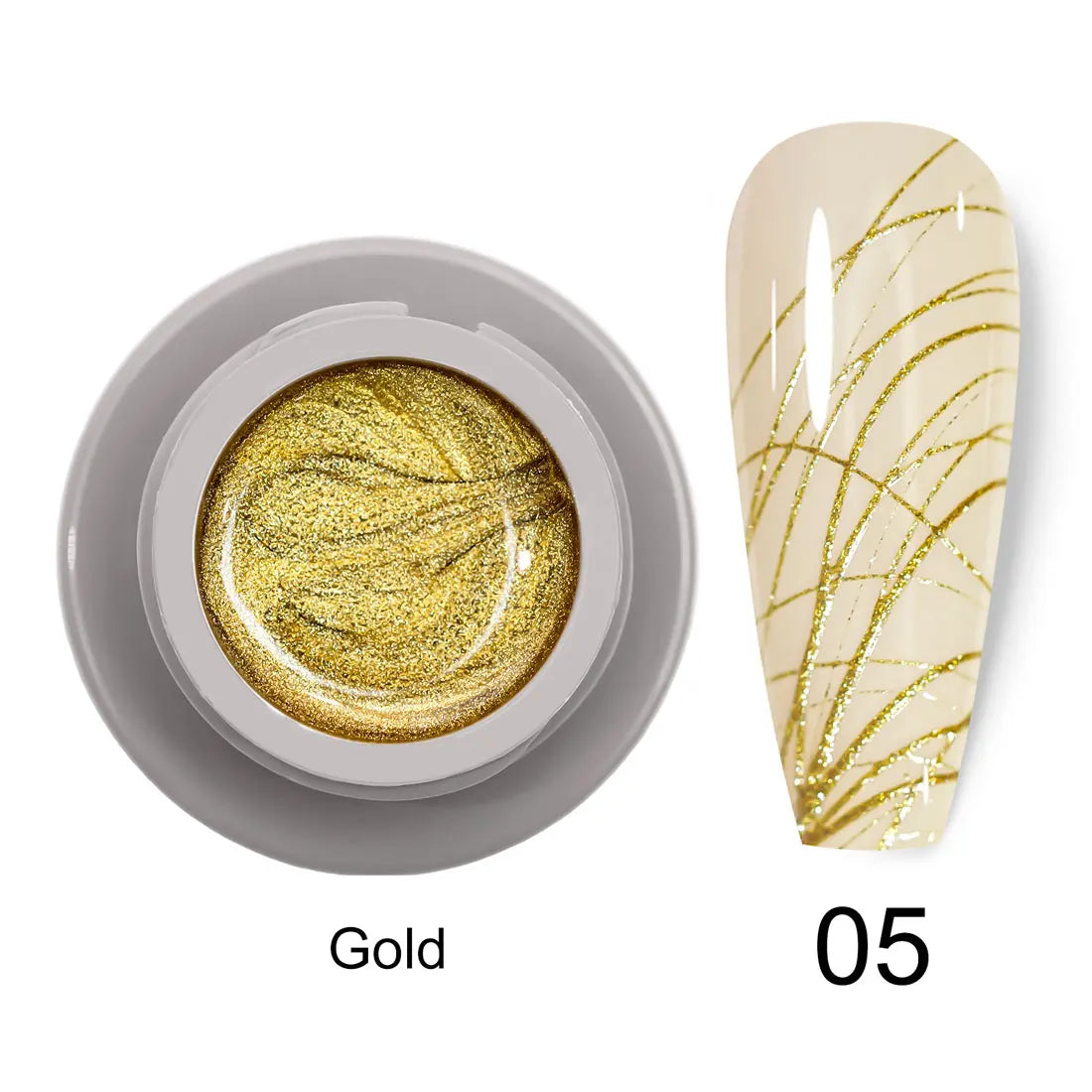 Venalisa 8ml UV LED Nail Art Gel Professional Nail Paint Polish Lacquer Emboss Liner Spider Gels for Perfect Manicure