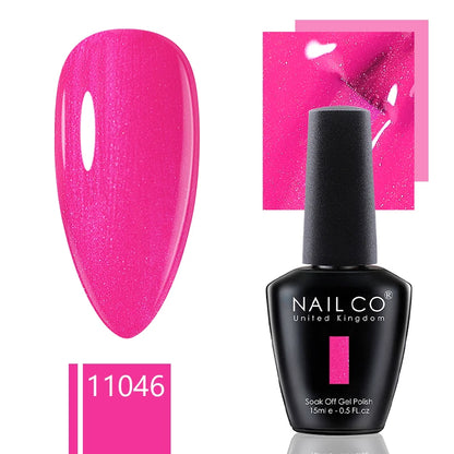 NAILCO 15ml Gel Nail Polish Nude Pink Gellak Color Series Gel Lacquer Set For Nails Glitter UV Nail Art LED Flower Gel Varnishes