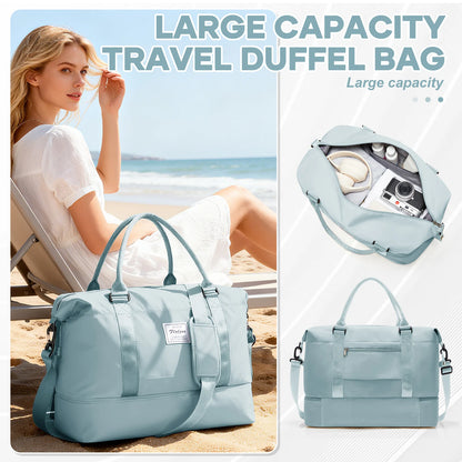 Sports Bag, Hand Luggage Travel Bag Weekender Backpack, Hospital Clinical Birth Bag For Women, Carry on Luggage,Travel Bag Large