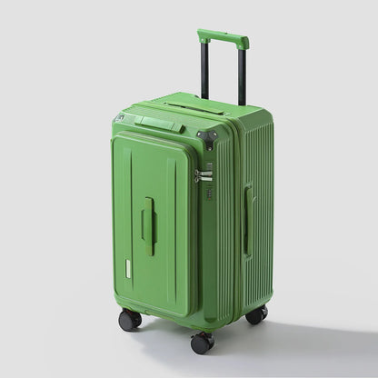 Expandable Luggage, Large-Capacity Thickened Trolley Case, 24-inch Travel Suitcase, Luggage with Combination Lock, Sturdy and Durable