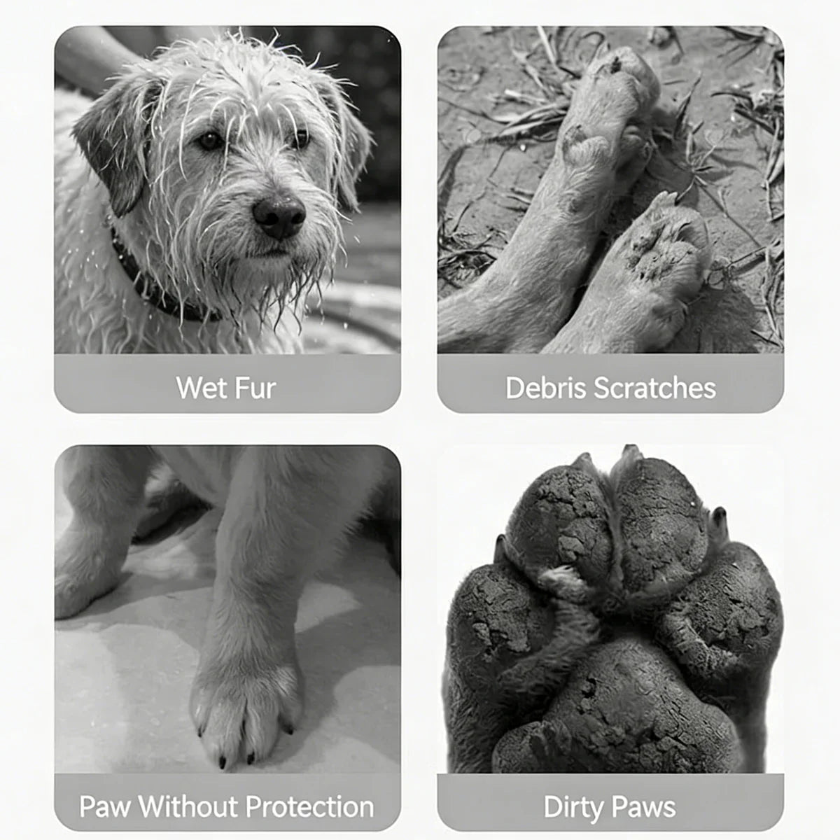 Cozy Cat & Dog Paw Protectors