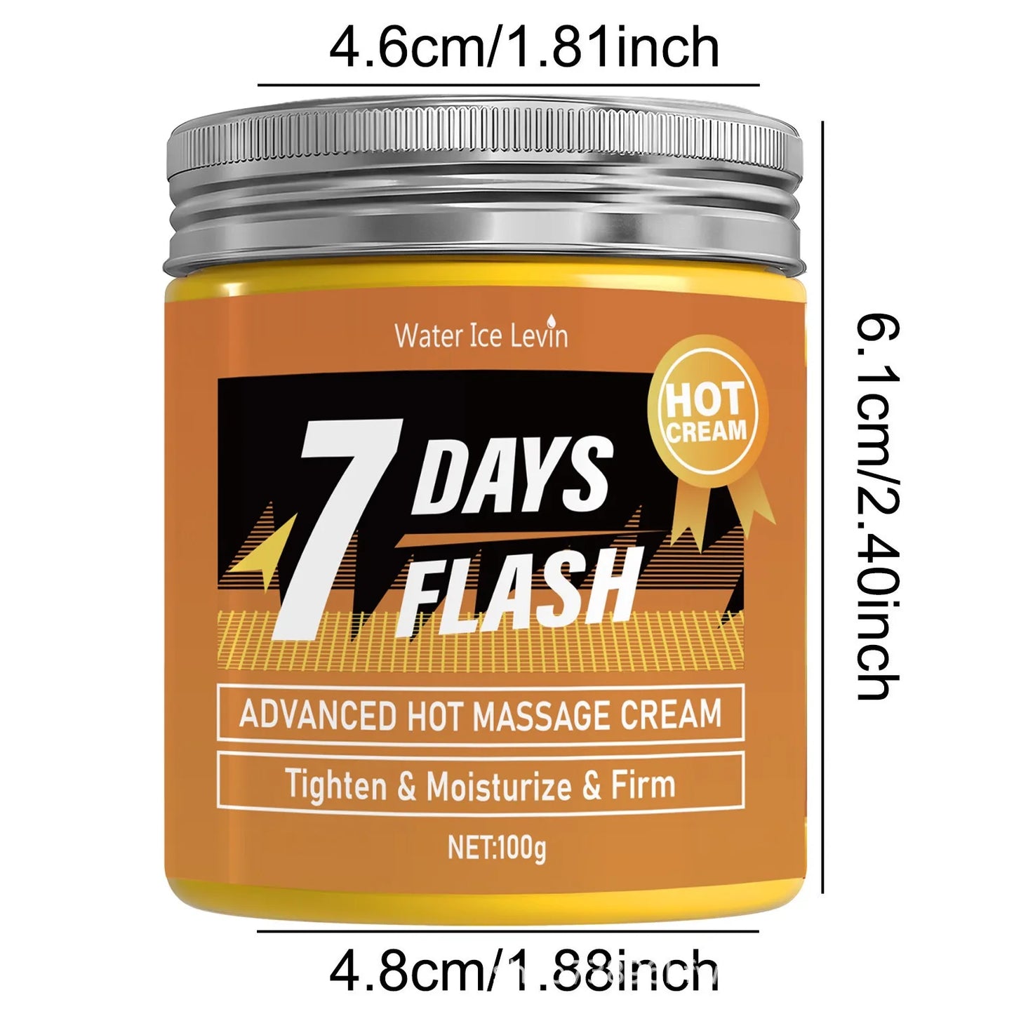 100g/300g/500g/1000g Viral 7-Day Heating Massage Cream: Instant Warmth Skin Tightening | Quick Absorption Hot Massage Cream