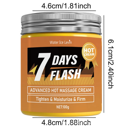 100g/300g/500g/1000g Viral 7-Day Heating Massage Cream: Instant Warmth Skin Tightening | Quick Absorption Hot Massage Cream