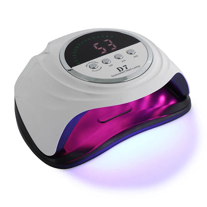 D7 Professional Nail Dryer Lamp For Manicure Powerful UV Gel Nail Lamp 66 LEDs Automatic Sensing Gel Polish Drying Lamp