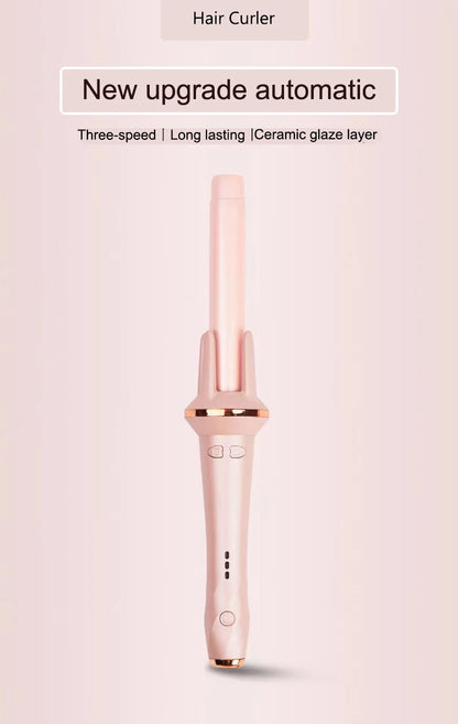 Auto Rotating Hair Curler Air Curler Spin Curl Ceramic Curling Iron Automatic Curling Wand Electric Hair Waver Iron Styler