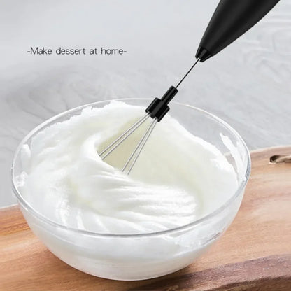 Powerful Electric Milk Frother, Handheld Mini Whisk for Coffee, Latte, Cappuccino, Kitchen Tools, Household Essentials